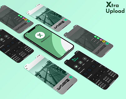 Xtra Upload - App UI/UX Design & Prototype