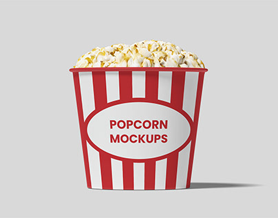 Popcorn Bucket Mockup