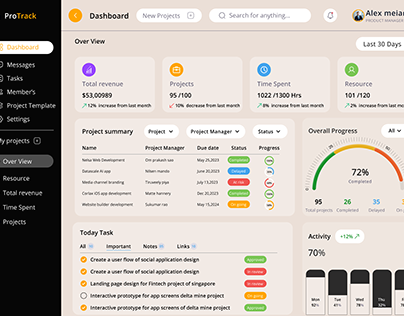 Project thumbnail - Project Management Dashboard