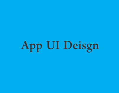 Cafe app UI Design