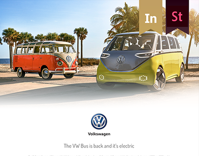 Volkswagen (The VW Bus) - landing page design