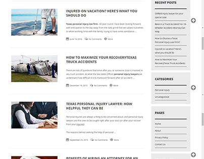 Advocates law firm website