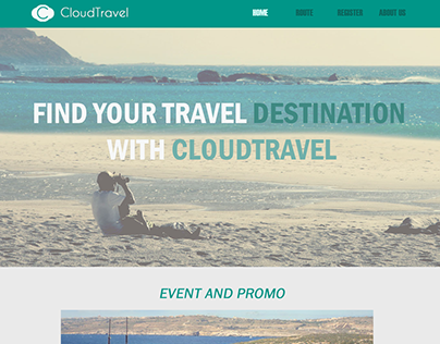 MOCKUP WEB "CloudTravel"