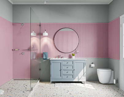 Pink Bathroom