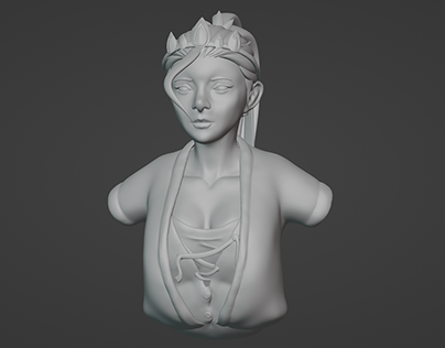 3D Digital Sculpting - Srikandi