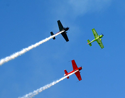 Airplanes, Airplane acrobats & Skydiving