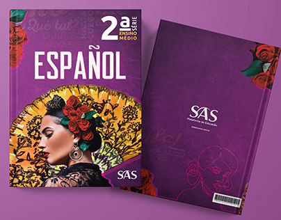 Capa Espanhol | Material Didático - Design Editorial