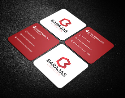 Square shaped business Card
