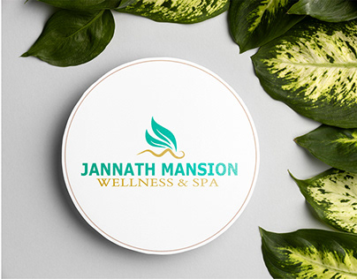 Jannath Mansion Logo design