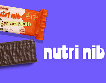 nutri nib | Protein Bar | Logo & Packaging