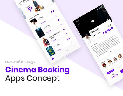 Cinema Booking Apps Concept