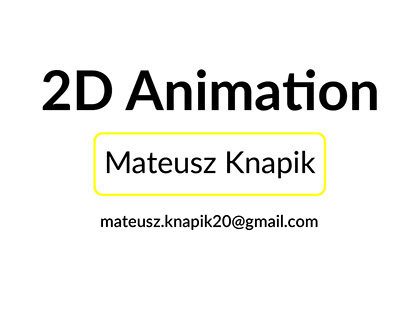 2D Animation Demo Reel - Mateusz Knapik