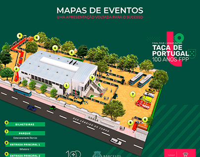 Mapa Evento Final Taça de Portugal - Hóquei