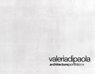 Architecture Portfolio '18