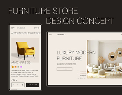 Furniture store - Design concept