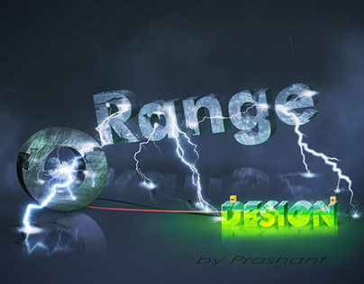 3d Text art- Electric Range