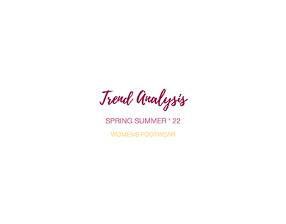 Trend Analysis - Womens Footwear S/S 22
