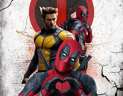 Poster Deadpool vs Wolverine - 1350x1080 px