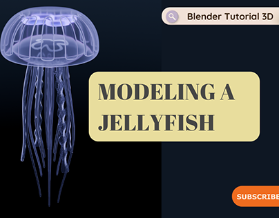3D Jellyfish in Blender - easy tutorial