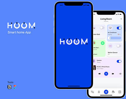 Hoom Smart home app design