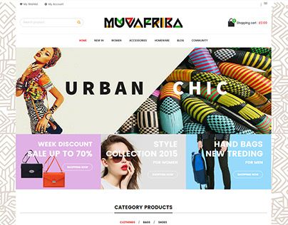 Muvafrika - E-Commerce Website