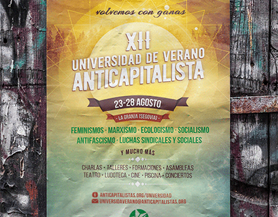 XII Universidad de Verano Anticapitalista