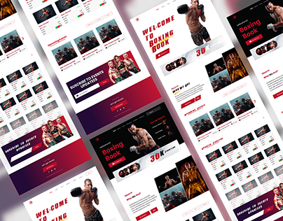 Boxing Book For Front Fighters UI Case Study