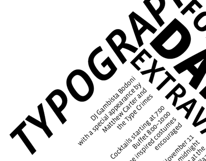 Typographic Follies Posters