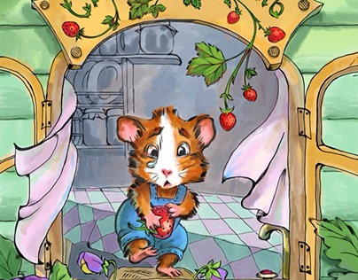 Children book. Little Hamster