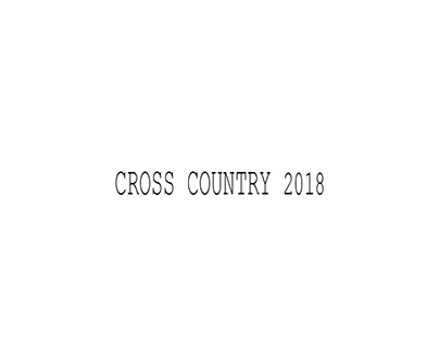 Cross Country 2018