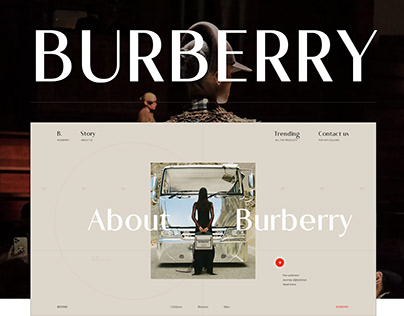 Brandsite Design : Burberry (버버리)