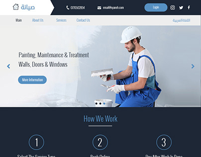 Construction Services Website