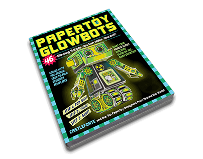 Papertoy Glowbots Book by Castleforte
