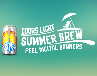 Coors Light Summer Brew- Peel Digital Banners