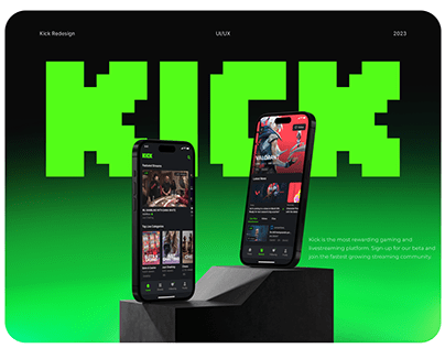 KICK - Livestreaming platform | Redesign