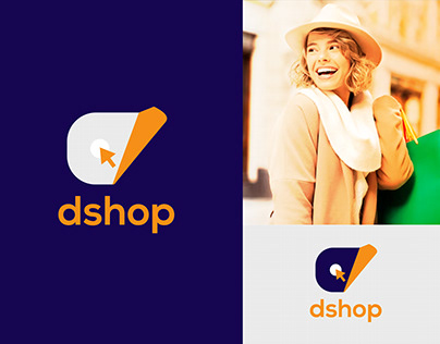 dshop ecommerce logo design