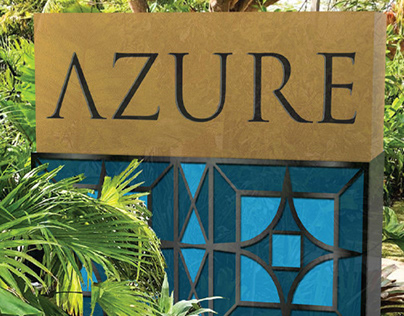 Wayfinding Concept for Azure Resort (2021)