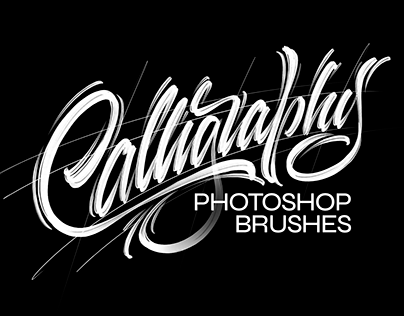20 Calligraphy Photoshop Brushes