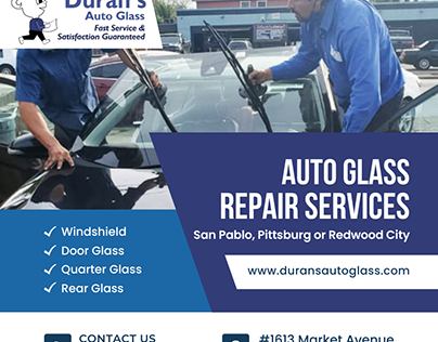 Auto Glass Repair Service- Pittsburg & San Pablo