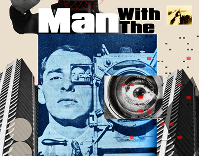 Man with a Movie Camera Poster Design