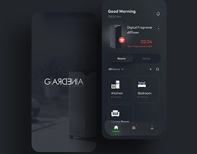 Gardenia Smart Home App UI