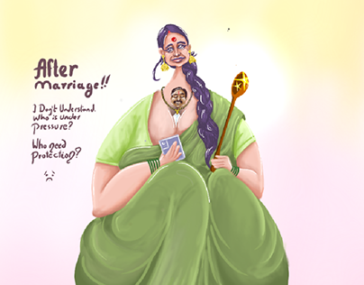 Concept Art, woman after marriage.