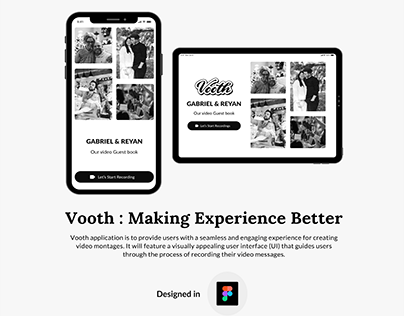 Vooth (An app to record Customer experience ) Ipad