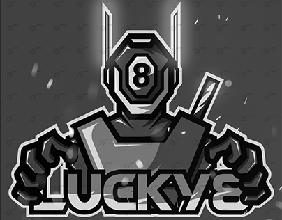 Lucky8 eSport Gaming Mascot Logo