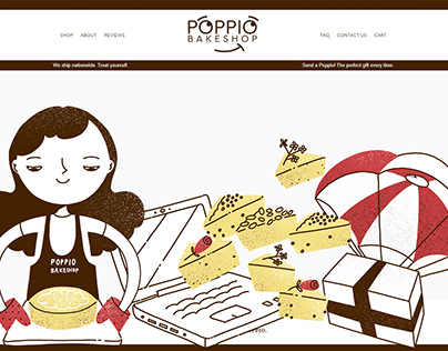 Illustrations for the bakery website