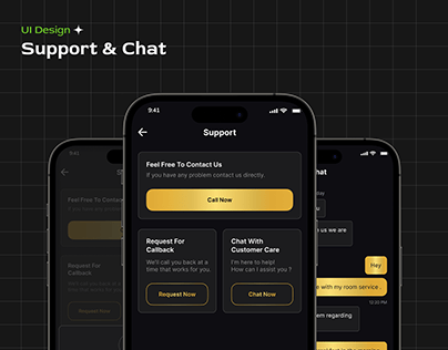 Support Chat UI Design