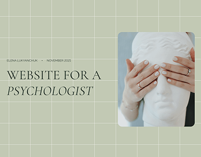 Website for a psychologist
