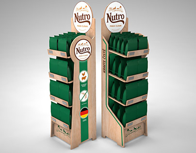 Nutro rack, petfood display