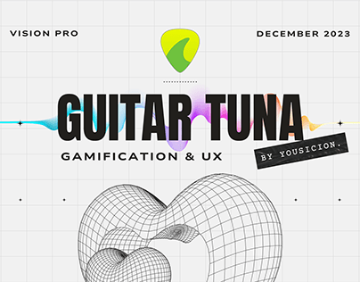 Guitar tuna: Vision pro UI Design