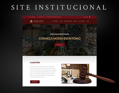 Site Institucional - Escritório de Advocacia